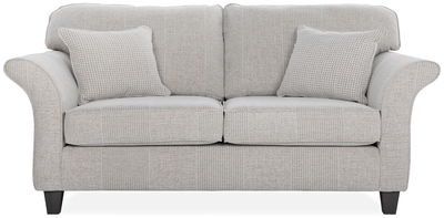 veranna 3 Seater Fabric Sofa in Windsor Stripe Stone