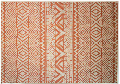 habitat Alfresco Ruskin Rust Rug - 240cm x 330cm