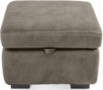 taylor Grey Fabric Storage Footstool