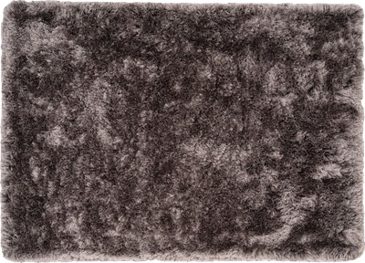 zia Cosy Charcoal Extra Long Shaggy Pile Rug - 160cm x 230cm
