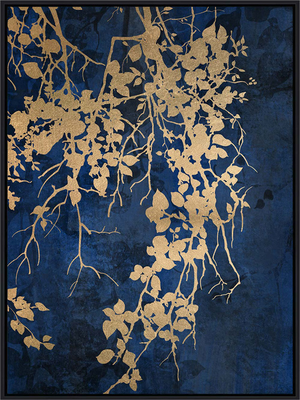 gold Leaf Wall Art - 75cm x 100cm