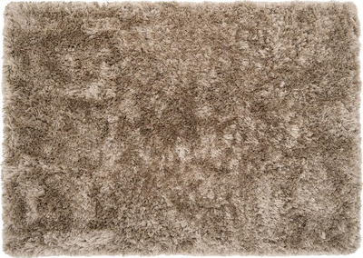 zia Cosy Pewter Extra Long Shaggy Pile Rug - 160cm x 230cm