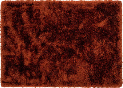 zia Cosy Rust Extra Long Shaggy Pile Rug - 160cm x 230cm
