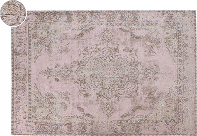 revival Pink Jacquard Extra Large Rug - 200cm x 300cm