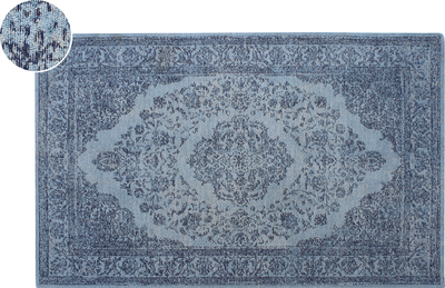 vintage Blue Jacquard Rug - 200cm x 300cm