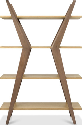 kristen Weathered Oak Open Display Unit