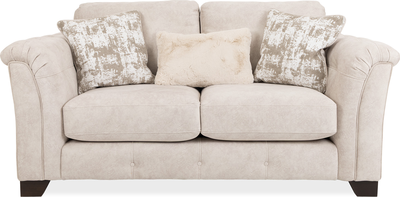rosebury Beige Fabric 2 Seater Sofa