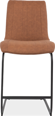 raphael Tan Faux Leather Bar Stool