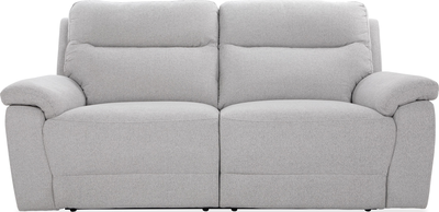 chicago Dove Grey 3 Seater Power Recliner