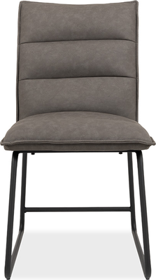 hugo Grey Faux Leather Dining Chair