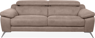 dynamo Light Brown Fabric  3 Seater Power Reclining Sofa