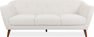 farrow Cream Fabric 3 Seater Sofa