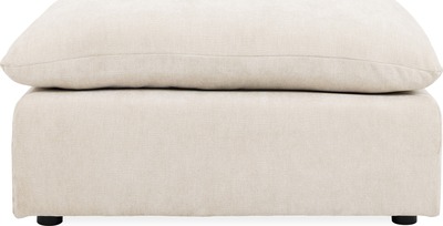 hygge Cream Fabric Footstool