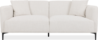rosie Beige Fabric 3 Seater Sofa