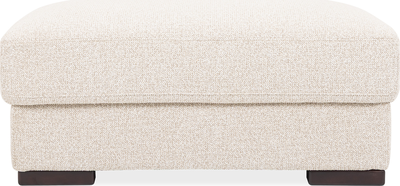 ava Beige Fabric Footstool