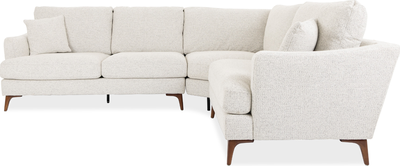 daisy Cream Fabric 2.5L/1.5R Corner Sofa