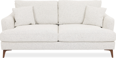 daisy Cream Fabric 3 Seater Sofa