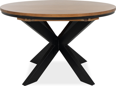 sonoma Oak Starburst 1.3M Round Extending Dining Table