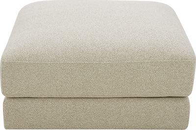 groove Cloud Natural Fabric Ottoman Footstool