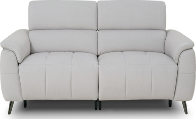 antonio Grey Fabric 3 Seater Power Recliner Sofa