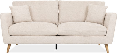 ivy Champagne Fabric 3 Seater Sofa