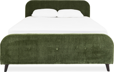 evie Bottle Green 5ft King Bedframe