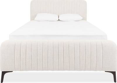 rosie Beige Fabric 5ft King Sized Bedframe