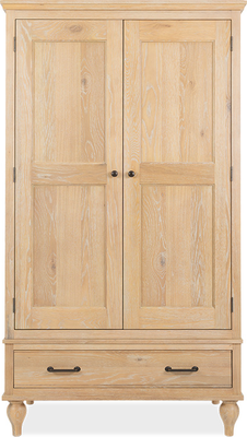 heritage White Oak Double Wardrobe