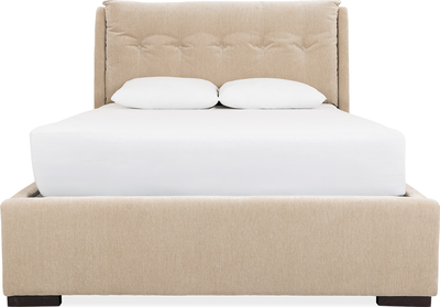 embrace Beige Fabric 5ft King Size Ottoman Bedframe