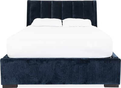 soho Navy Fabric 6ft Super King Size Ottoman Bedframe