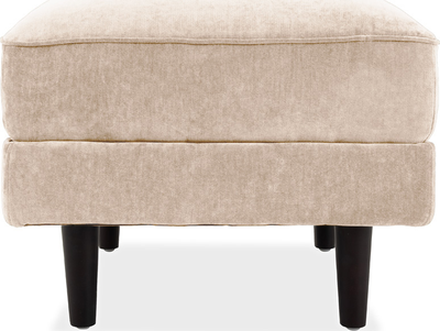 charlie Beige Fabric Footstool