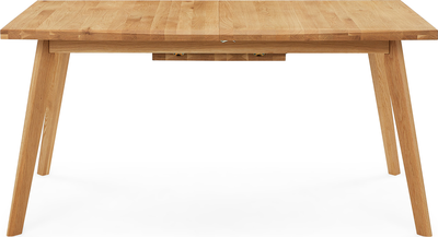 molino Natural Oak Wooden 1.6M-2.1MExtending Dining Table