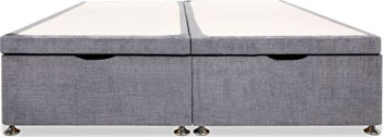 king koil Kirsty Fabric 4ft 6 Storage Ottoman Bedframe in Denim