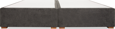 king koil Extended Life 3ft Kirsty Fabric Divan in Graphite
