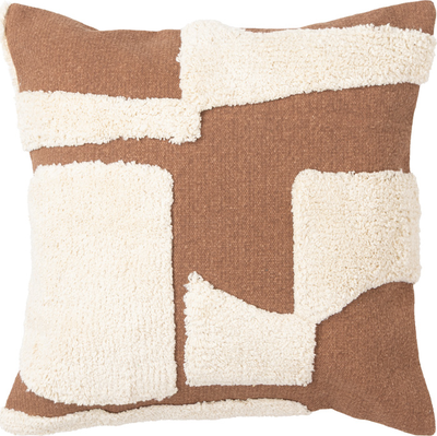 cinnamon Tufted Cushion  45x45cm
