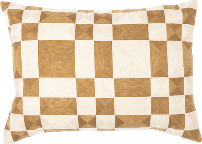 toffee Geo Cushion  35x50cm