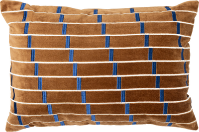 camel Cobalt Cushion  35x50cm