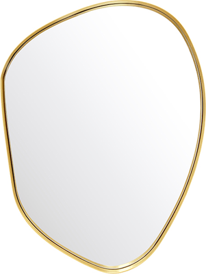 luna Gold Irregular Shape Mirror -59cm x 80cm