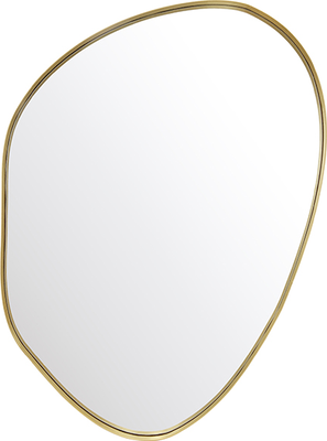 luna Organic Gold Irregular Shape Mirror - 76cm x 99cm