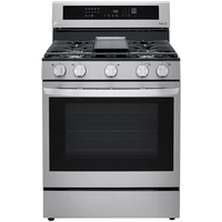 LG 30 inch Single Oven Gas Range