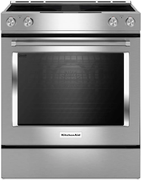 KitchenAid 30 inch Downdraft Single Oven Electric Range