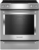 KitchenAid 30 inch Single Oven Electric Range