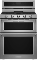 KitchenAid 30 inch Double Oven Dual Fuel Range